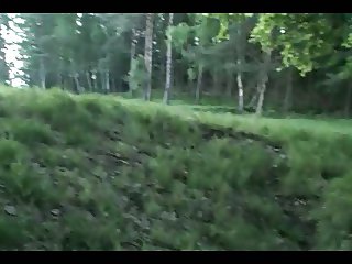 Teens in a forest