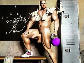 3D Muscle Boys with Huge Cocks!