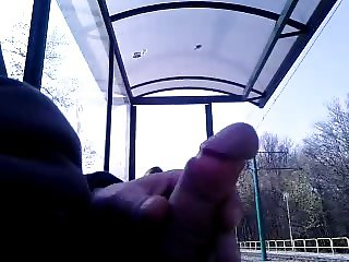 Tram stop dick flash.