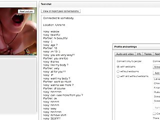 UKRAINIAN GIRL TEASE ME ON CHATROULETTE