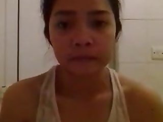 Sheraine Filipino Pornstar Face Wash After Camshots