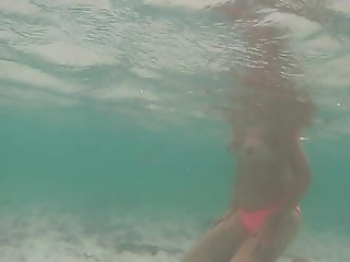 Awesome Boobs under water