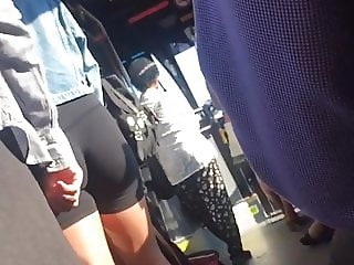 black spandex shorts