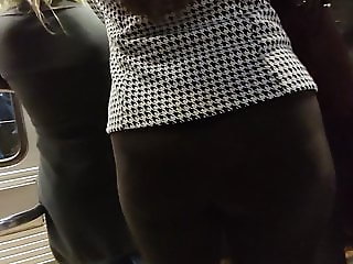 Very sexy secretary ass tight pants