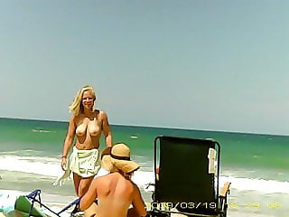 Topless and Nude Teen at Playalinda Beach