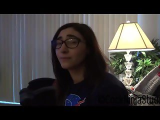 Nerdy Little Step Sister Trades Sex For Spacecamp