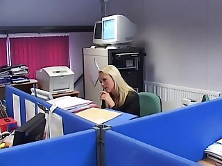 British Slut Jane Berry gets fucked in the office