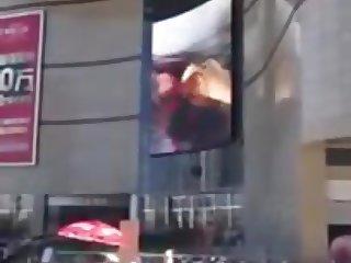 Adult movie(s) broadcasted in public in China