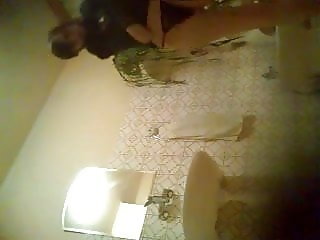 Hot Lingerie Girl before Shower-Spy Cam Clip
